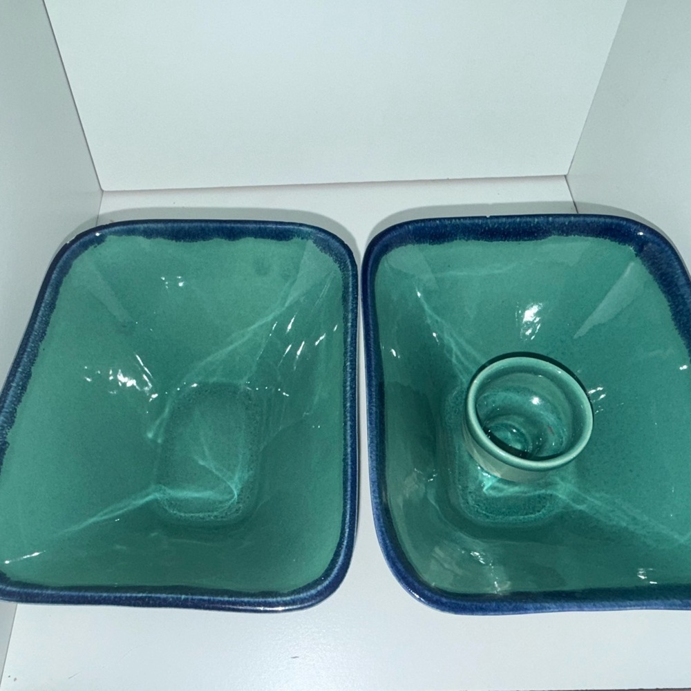 Elegant Kay Finch Mid Century Serving Dish Set Of 2